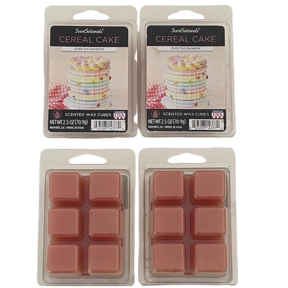 ScentSationals Cereal Cake Over The Rainbow Scented Melting Wax Cubes 2-Pack - Picture 11 of 11